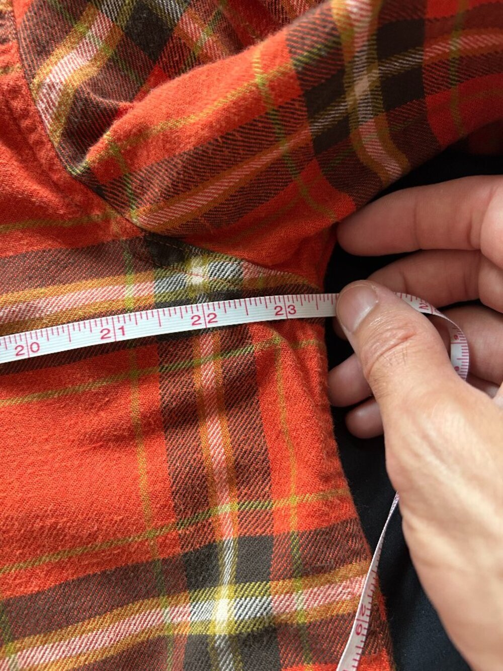 Patagonia Shirt Mens Large Organic Cotton Red Plaid Flannel Button Up - Picture 7 of 8